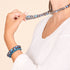 Grey | Silver | Mermaid Glass Statement Necklace